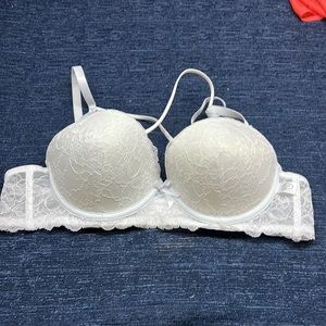 Chinese Laundry Push Up Bra White Lace Sz 38C
